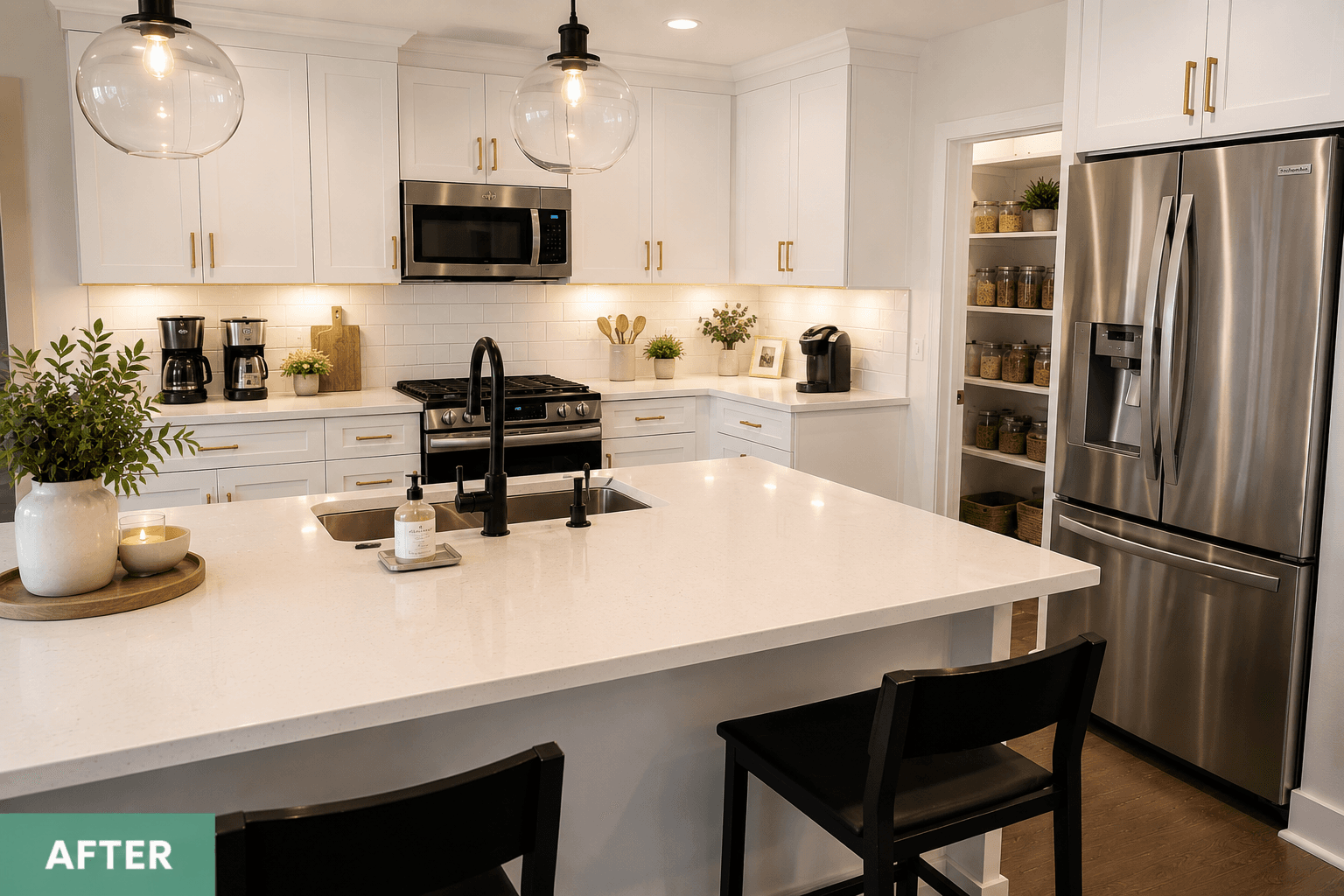 After Kitchen cleaning